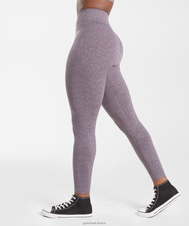 Gymshark adapter les leggings sans couture pour animaux sauvage | lilas musqué femmes 6HF28315